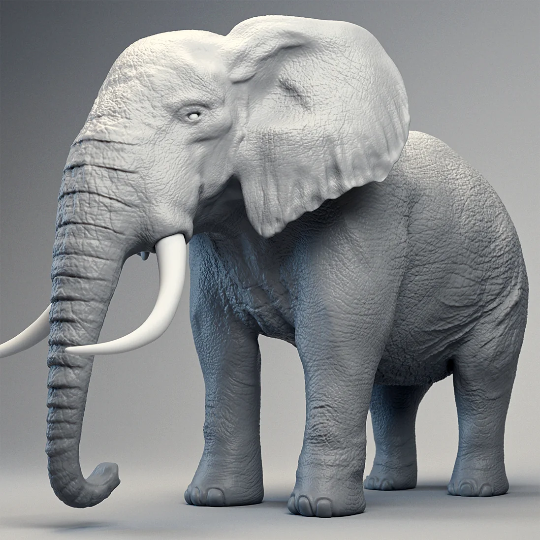 Elefant · Sculpting