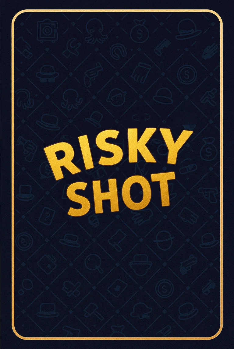Risky Shot Karte – Kartenrückseite