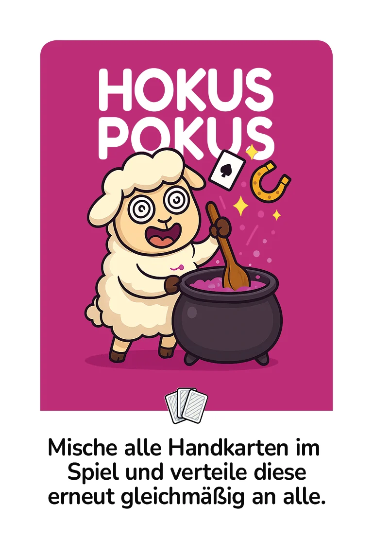 Risky Shot Karte – Hokuspokus