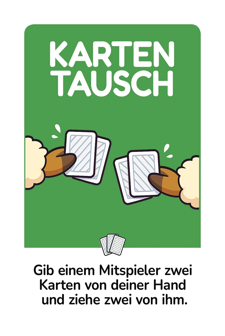 Risky Shot Karte – Kartentausch